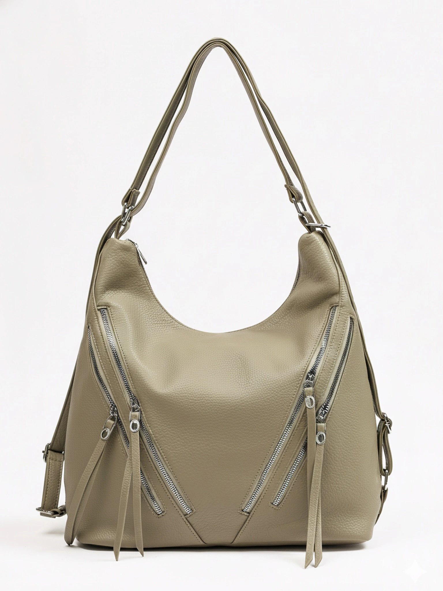 Сумка-шоппер с декоративными пуллерами в ассортименте